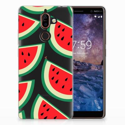 Nokia 7 Plus | Siliconen Case | Watermelons