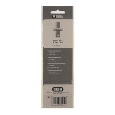 Rugetiket elba 2023 57x25mm grijs