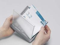 Durable Click Sign deurnaamhouder, ft 14,9 x 10,5 cm, grijs - thumbnail