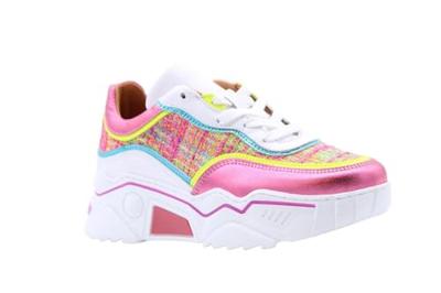 DWRS Moon Tweed J6536-03-5377 Roze / Geel-41 maat 41