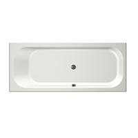 Xenz Aruba Ligbad - 190x80x48 - afvoer Midden - acryl - wit mat 6894-03 - thumbnail