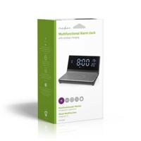 Nedis wekker met draadloze oplader - thumbnail