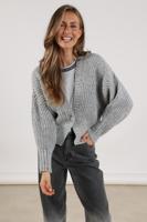 Nukus Jolijn Cardigan | Light grey - thumbnail