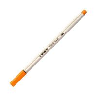 Stabilo pen 68 brush - viltstift - oranje (54) - thumbnail