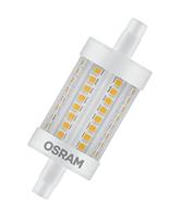 OSRAM HOMELIGHTING 4058075432598 LED-lamp Energielabel E (A - G) R7s Ballon 7.3 W = 60 W Warmwit (Ø x l) 29 mm x 78 mm 1 stuk(s) - thumbnail