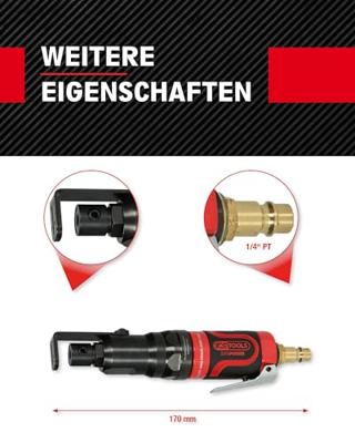 KS Tools 515.5545 SlimPOWER mini-perslucht-body-decoupeerzaag, 170 mm