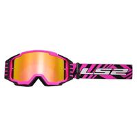 LS2 "charger pro" crossbril crossglasses charger pro pink iridium visor - thumbnail