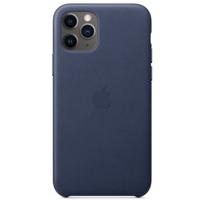 Apple leather case iPhone 11 Pro Midnight Blue - thumbnail
