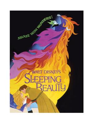 Kunstdruk Sleeping Beauty - Ablaze 60x80cm