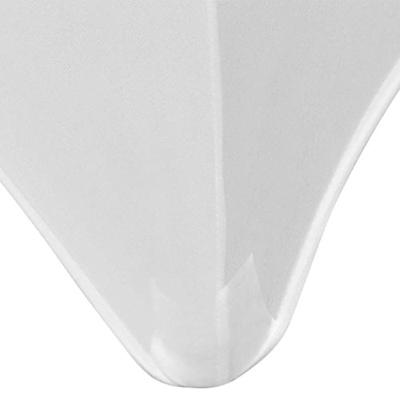 VidaXL Tafelhoes stretch wit 243x76x74 cm 2 st