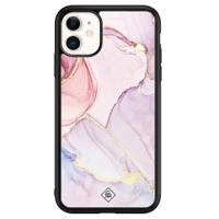iPhone 11 glazen hardcase - Purple sky - thumbnail