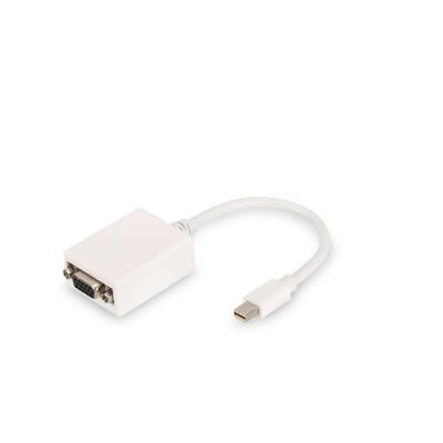 Adapter DisplayPort naar VGA Digitus by Assmann DB-340407-001-W Wit Zwart 15 cm Adapter DisplayPort naar VGA Digitus by Assmann DB-340407-001-W Wit Zwart 15 cm