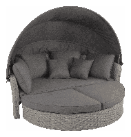 Zonne-eiland 2-zits lounge tuinbank - thumbnail