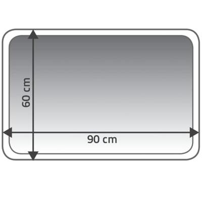 RIDDER badkamermat coins 60x90 cm grijs 7103307