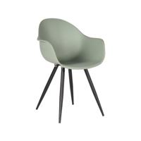 LABEL51 Eetkamerstoel 'Luca', kleur Groen - thumbnail