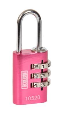 Hangslot Kasp K10520PIND Pink Cijferslot