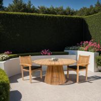 Brix Ronde Tuintafel 'Garden' Teakhout, 150cm - thumbnail