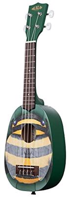 Kala Novelty Honey Bee Soprano sopraan ukelele met gigbag