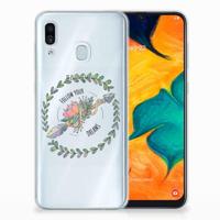 Samsung Galaxy A30 Telefoonhoesje met Naam Boho Dreams - thumbnail