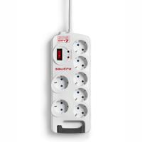 7-voudige Stekkerdoos met Schakelaar Salicru SPS SAFE 7 RJ11 (1,8 m) - thumbnail