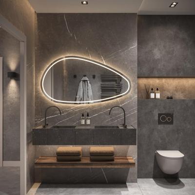 Spiegel Hipp Design Phantom 010 Met Verlichting Incl. Spiegelverwarming (Alle Maten)