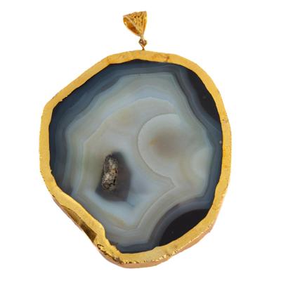 Agaat Schijf Hanger (75 x 65 mm) Agaat Schijf Hanger (75 x 65 mm)