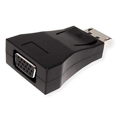 VALUE DisplayPort-VGA Adapter, DP Male - VGA Female, Actief