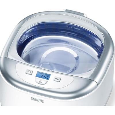 Ultrasoonreiniger 550 ml 150 x 130 x 45 mm Sanitas 609.10 Vermogensverbruik (max.) 50 W Materiaal (behuizing) Kunststof Ultrasoonreiniger 550 ml 150 x 130 x 45 mm Sanitas 609.10 Vermogensverbruik (max.) 50 W Materiaal (behuizing) Kunststof