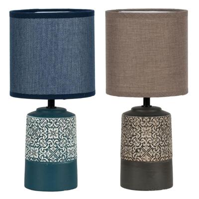 Bureaulamp DKD Home Decor Keramisch Keramiek 50 W (15 x 15 x 32 cm) (2 Stuks) Bureaulamp DKD Home Decor Keramisch Keramiek 50 W (15 x 15 x 32 cm) (2 Stuks)
