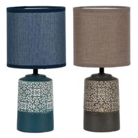 Bureaulamp DKD Home Decor Keramisch Keramiek 50 W (15 x 15 x 32 cm) (2 Stuks) - thumbnail