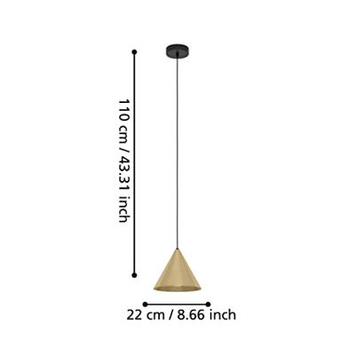 Eglo Gouden hanglampNarices Ø 22cm - 99591