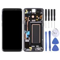 LCD-scherm en Digitizer volledige montage met Frame voor Galaxy S9 / G960F / G960F / DS / G960U / G960W / G9600(Black) - thumbnail