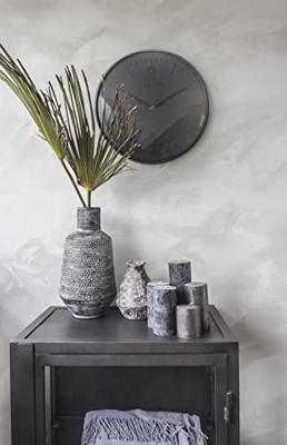 NeXtime ne-3235zw wandklok glamour ø40 metaal zwart NeXtime ne-3235zw wandklok glamour ø40 metaal zwart