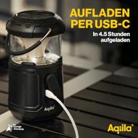 Aqiila AQPBB1BK444 Soundbird B10 Campinglamp LED werkt op een accu 954 g Zwart - thumbnail