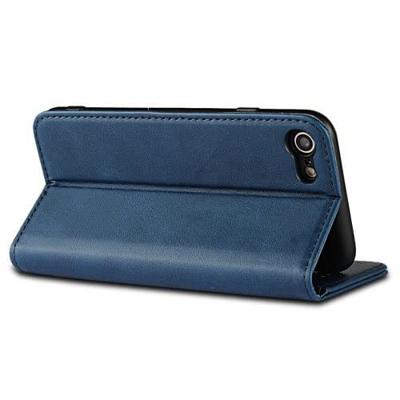 Casecentive Leren Wallet case iPhone 7 / 8 / SE 2020 blauw
