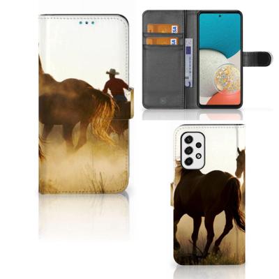 Samsung Galaxy A53 | Telefoonhoesje | Met pasjeshouder | Design Cowboy