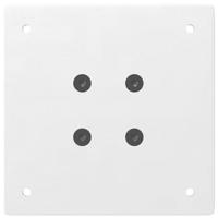 Bartafelpoten 4 st 100-102 cm staal wit - thumbnail