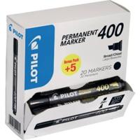 Permanent marker pilot 400 schuin b zwart 15+5 gra - thumbnail
