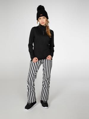 Protest Fabriz 44287 Zip Top Dames Fleece True Black XXL/44 Protest Fabriz 44287 Zip Top Dames Fleece True Black XXL/44