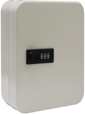 Sleutelkast met combinatieslot, voor 48 sleutels, wit