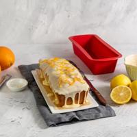 Silicone kougelhopf mold and cake mold - DR oeTKER - Flexxibel Love - Red - thumbnail