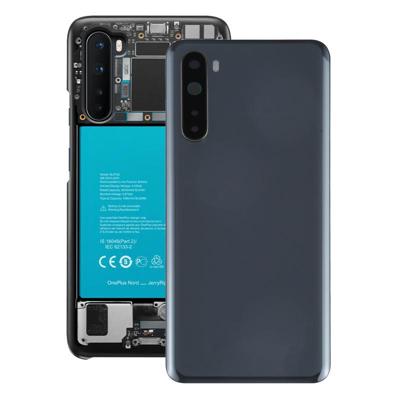 Batterij achterklep met cameralensdeksel voor OnePlus Nord (grijs)