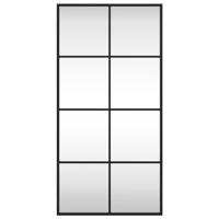 VidaXL Wandspiegel rechthoekig 40x80 cm ijzer zwart - thumbnail