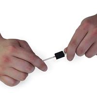 WAGO 224-104 224-104 Lampklem Flexibel: 0.5-2.5 mm² Massief: 0.5-2.5 mm² Aantal polen: 2 100 stuk(s) Zwart - thumbnail