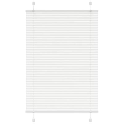 Pliss rolgordijn 90x150 cm stofbreedte 89,4 cm polyester wit
