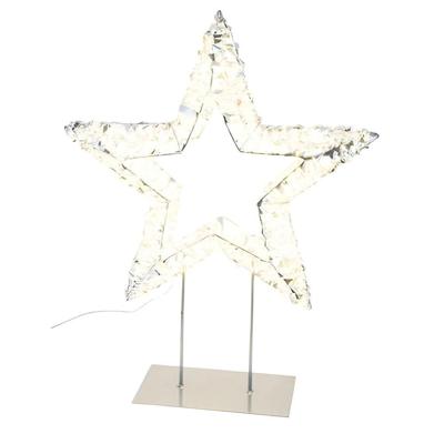 Verlichte Ster Staand Zilver 300 LED Gehlmann - Gehlmann Verlichte Ster Staand Zilver 300 LED Gehlmann - Gehlmann