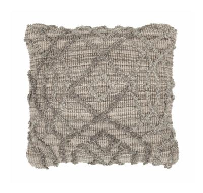 MUST Living Kussen 'Angel' 45 x 45cm, kleur Naturel / Grijs MUST Living Kussen 'Angel' 45 x 45cm, kleur Naturel / Grijs