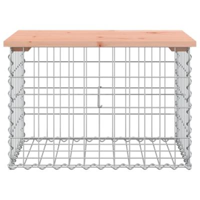 Tuinbank schanskorfontwerp 63x44x42 cm massief douglashout