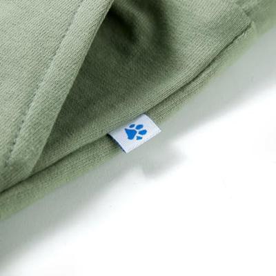 Kindershorts met trekkoord 116 lichtkaki