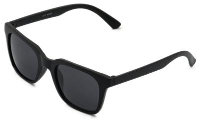 Bernardino Zonnebril Unisex Rechthoek Matzwart/grijs (Basic 340-b) Bernardino Zonnebril Unisex Rechthoek Matzwart/grijs (Basic 340-b)